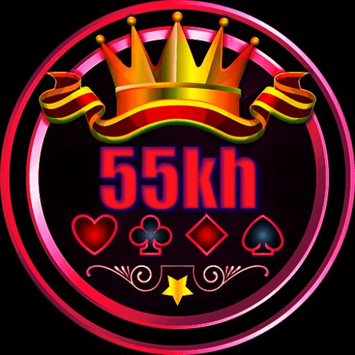 55kh cartoon character using a smartphone with KHR coins and local payment icons